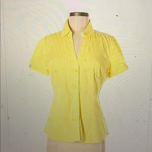 Yellow button down